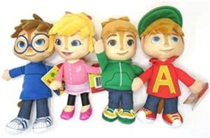 alvin and the chipmunks plushies group amazon