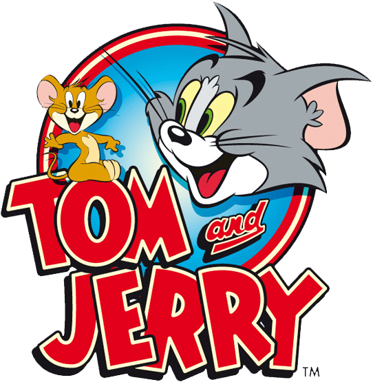 tom and jerry logo png transparent