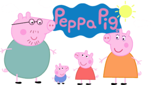 Peppa Pig and family PNG