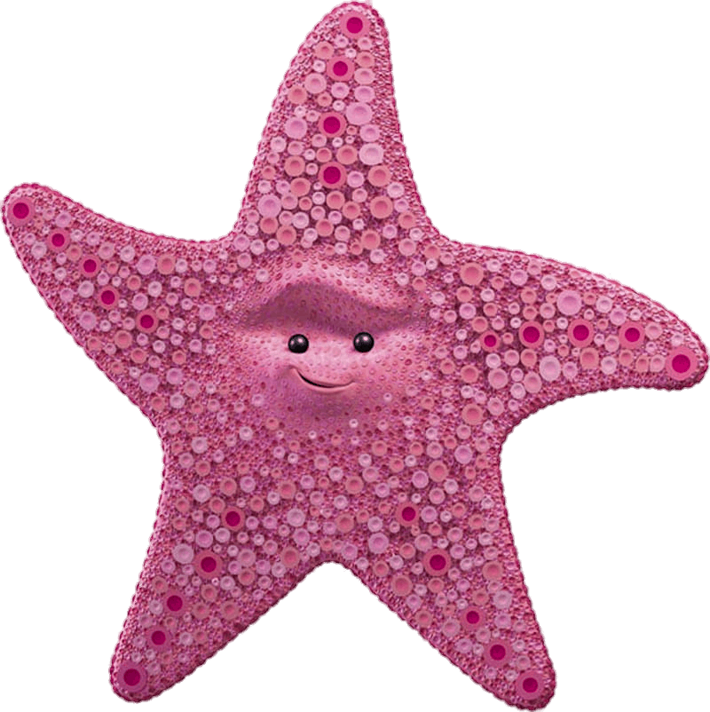 Finding Nemo Peach the Starfish PNG Image