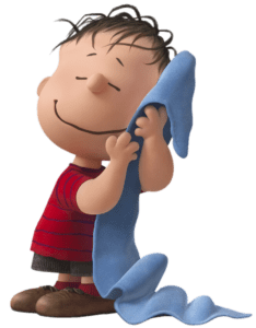 Peanuts Movie Linus Van Pelt holding blanket