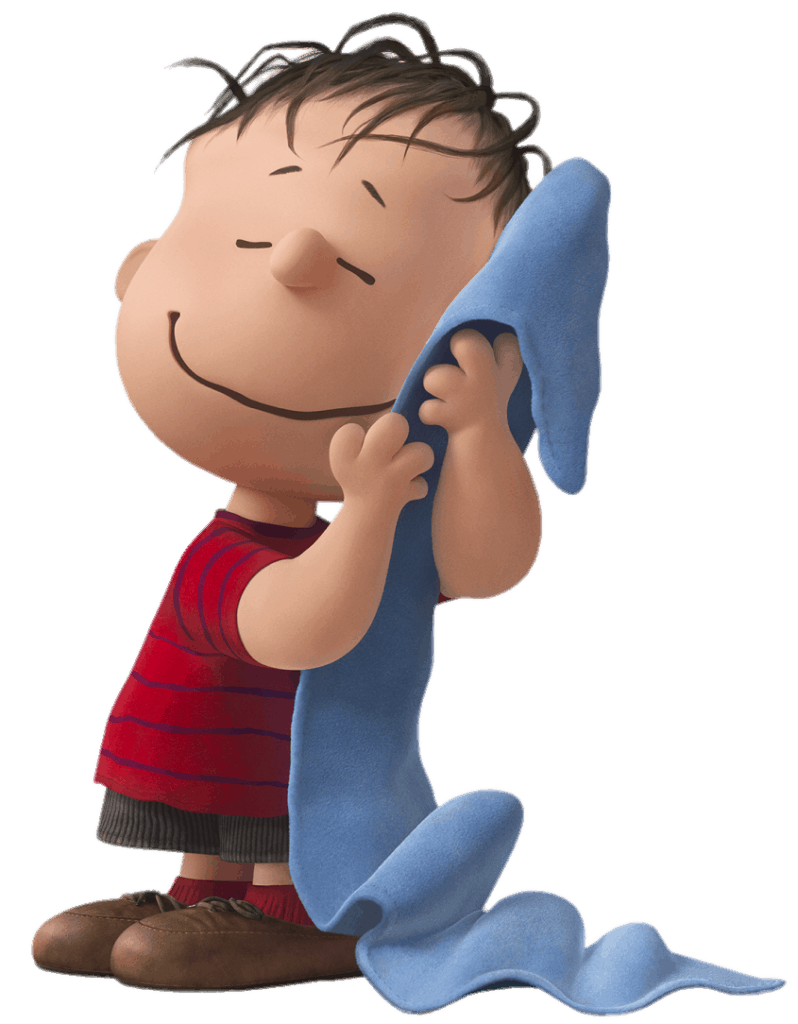 Peanuts Movie Linus Van Pelt holding blanket PNG Image
