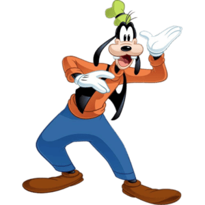 Mickey Mouse's friend Goofy