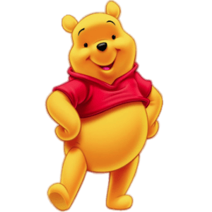Winnie the Pooh waiting