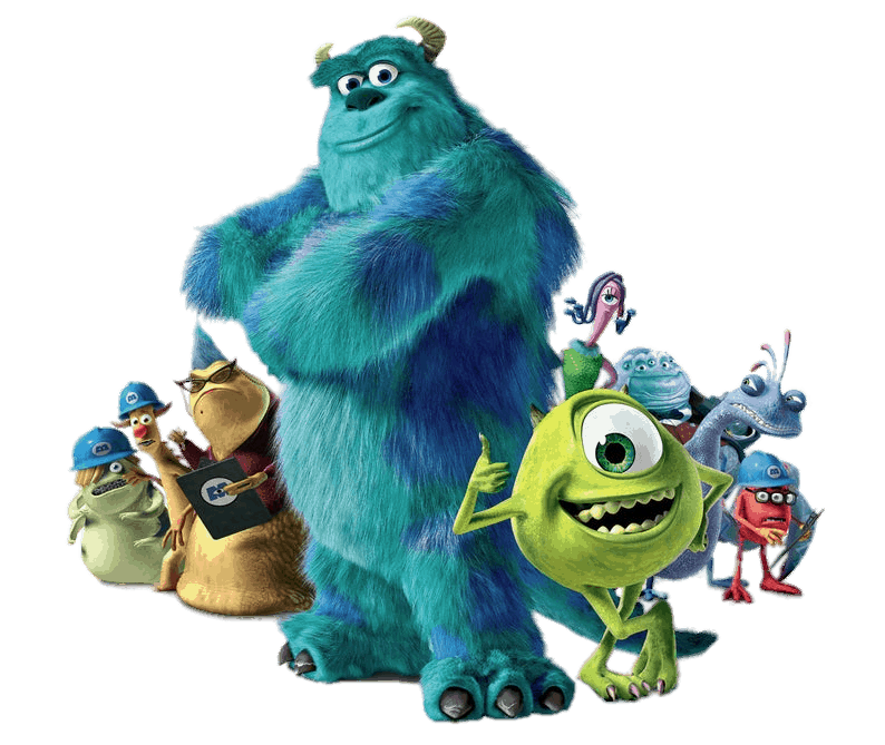 Monsters, Inc Group photo PNG