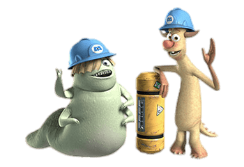 Monsters Inc Smitty and Needleman PNG Image