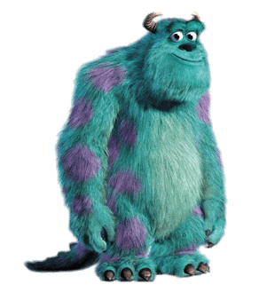 Monsters, Inc Sulley smiling PNG Image