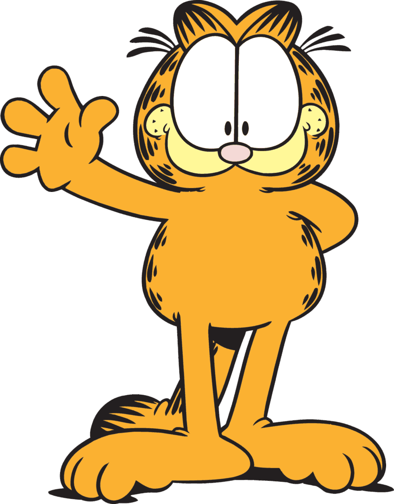 Garfield Waving