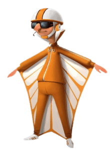 Vector in Wing suit