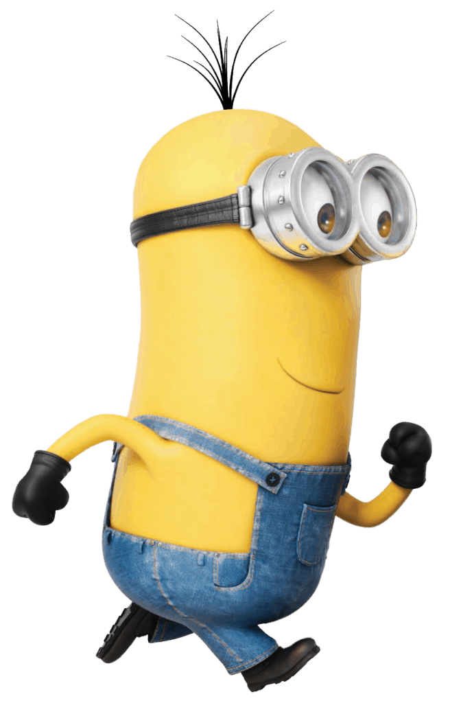 Minion Kevin Running PNG Image