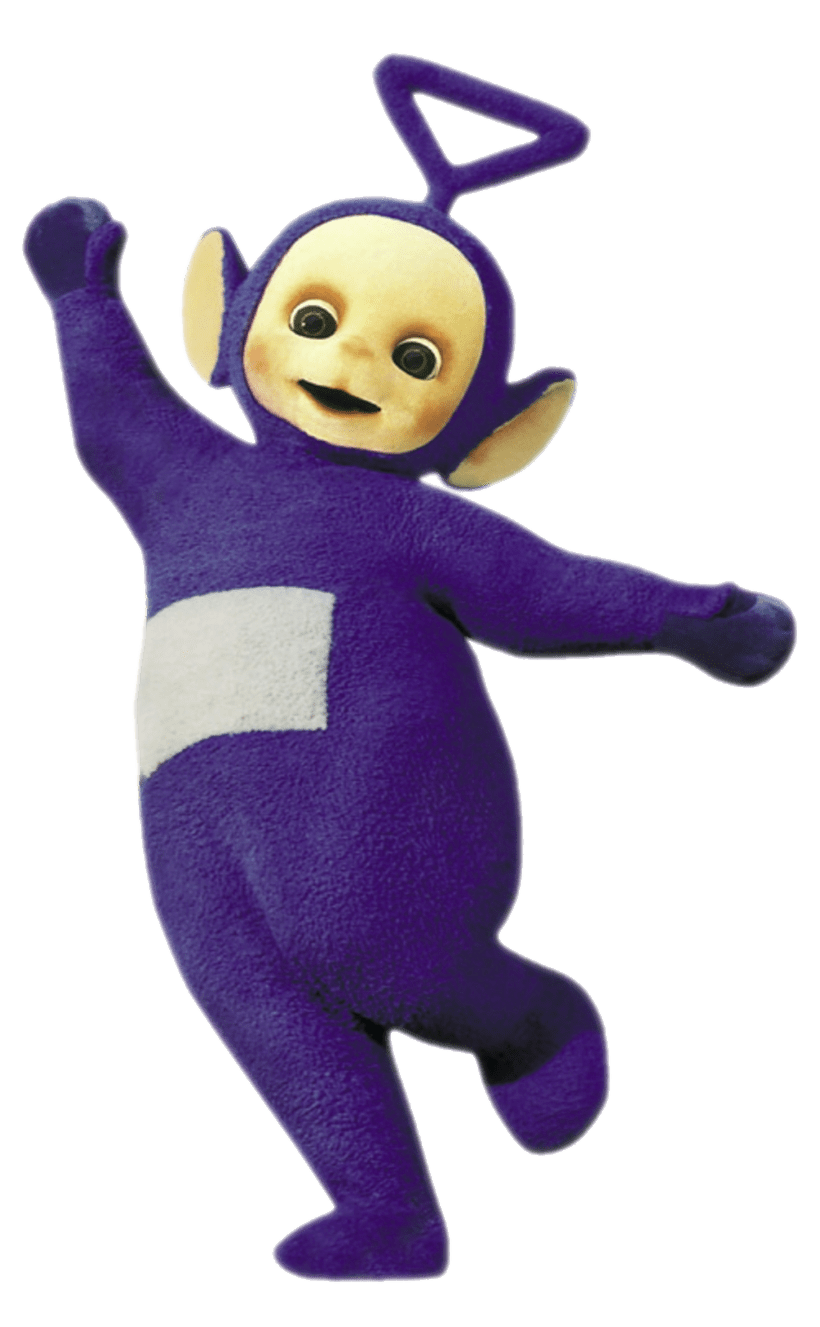 Check out this transparent Teletubbies Tinky Winky Dancing 