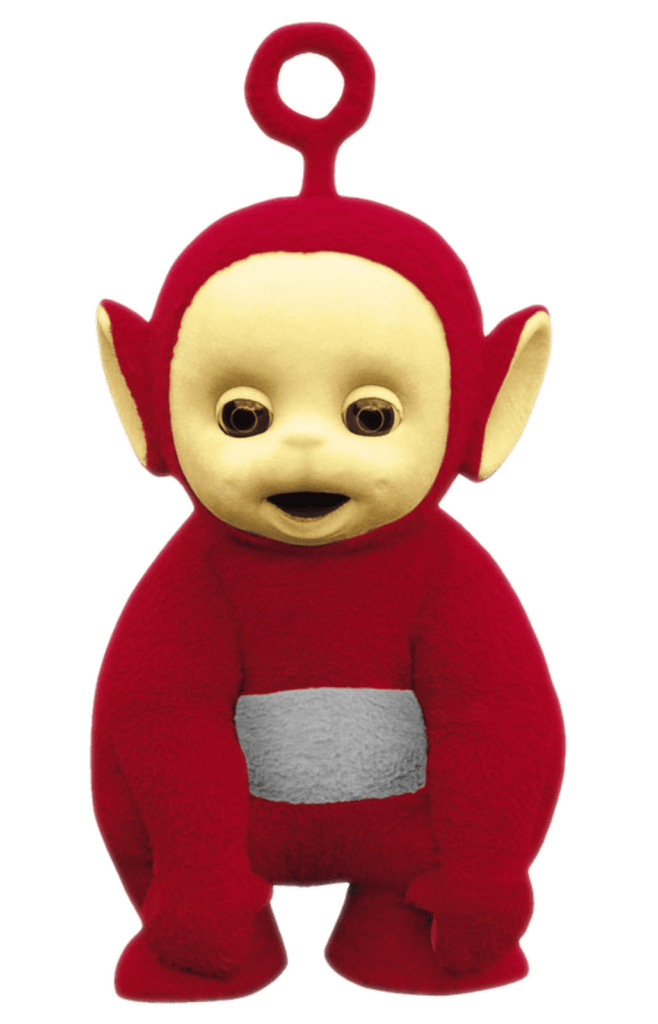 Teletubbies Po Crouching PNG Image