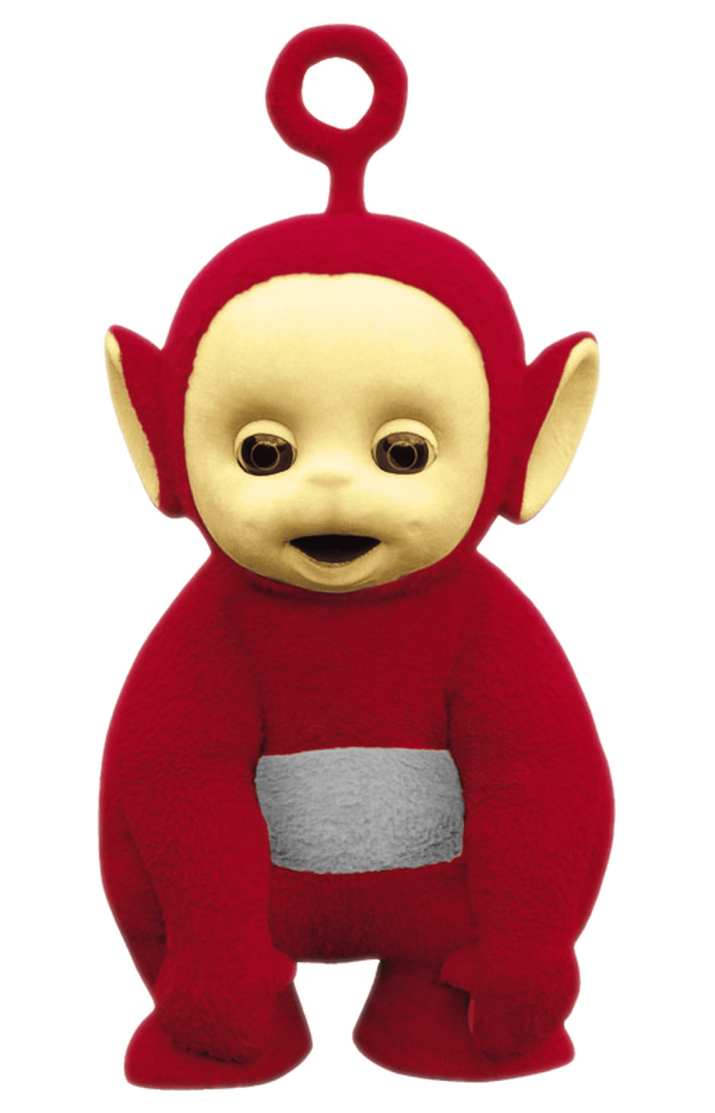 Check out this transparent Teletubbies Po Crouching PNG image