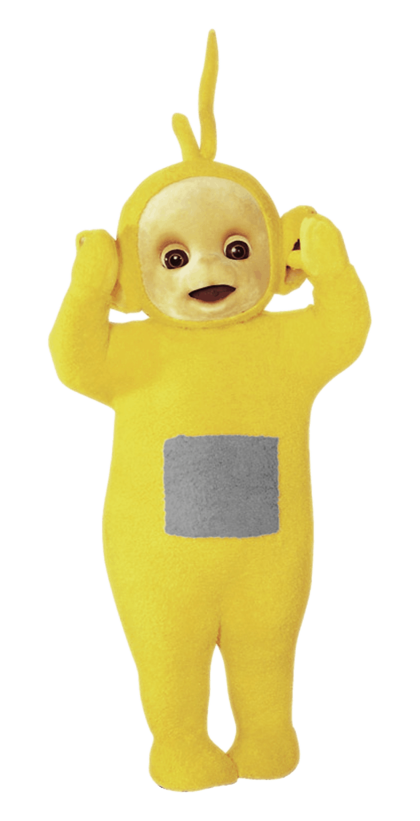 Check out this transparent Teletubbies Laa-Laa hands up PNG image