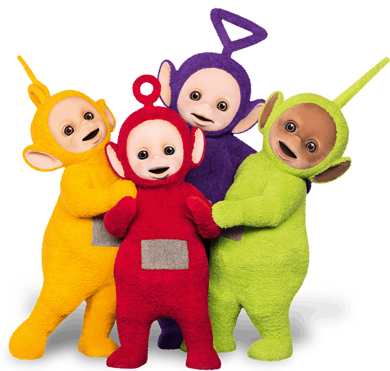 Teletubbies group of four