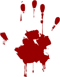 bloody halloween hand png