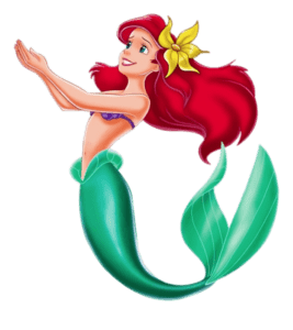 The Little Mermaid Arms outstretched