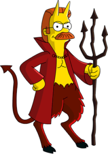 The Simpsons Flanders the Devil