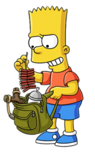 Bart Simpson firecrackers