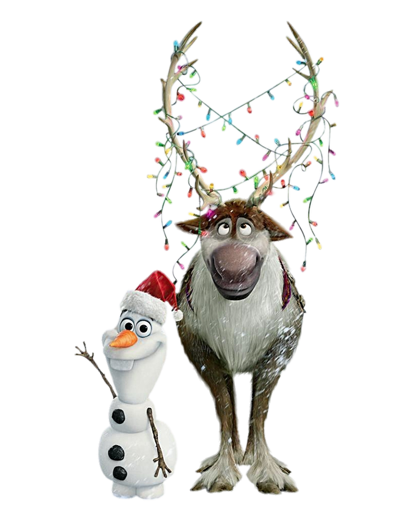 Check Out This Transparent Frozen Olaf And Sven Ready For