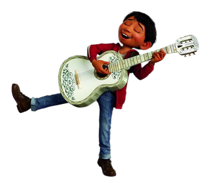 Miguel de Rivera playing on guitar PNG Image