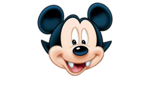 Mickey Mouse Halloween Vampire Head