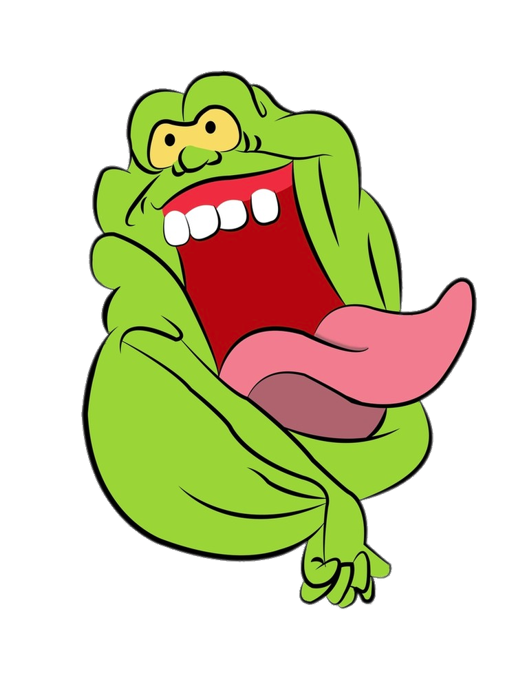 The Real Ghostbusters Slimer PNG Image
