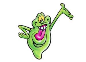 The Real Ghostbusters silly Slimer