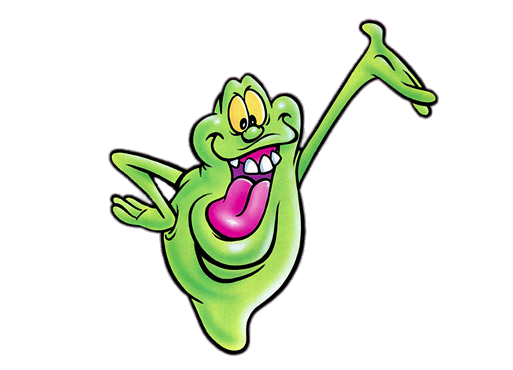 The Real Ghostbusters silly Slimer PNG Image
