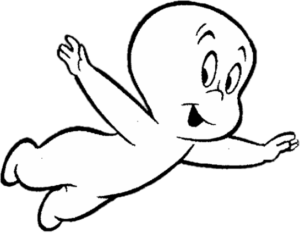 Casper The Friendly Ghost flying
