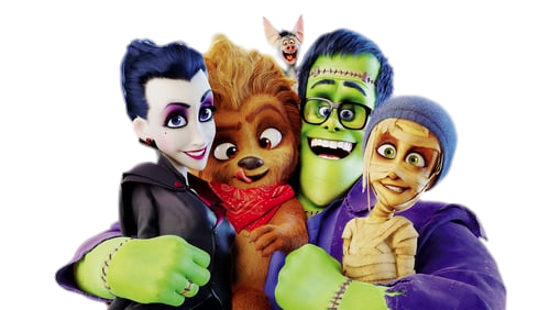 Monster Family group photo PNG Image
