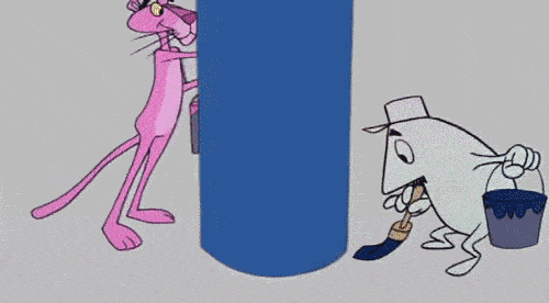 The Pink Panther painting