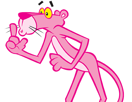 Pink Panther quiet PNG Image