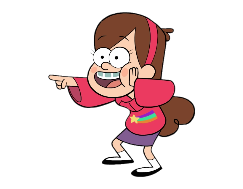 Mabel Pines Pointing Mabel Gravity Falls Png Transparent Png | The Best ...