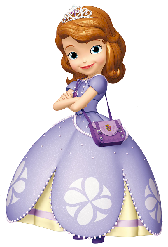 Check out this transparent Sofia the First with shoulder bag PNG image