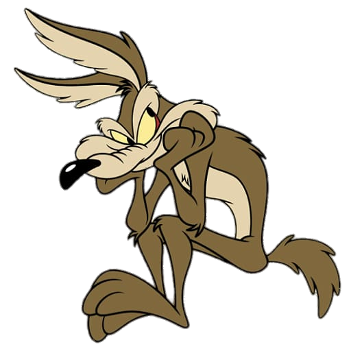 Road Runner Character Wile E. Coyote PNG Image