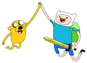 Adventure Time Finn and Jake High Five