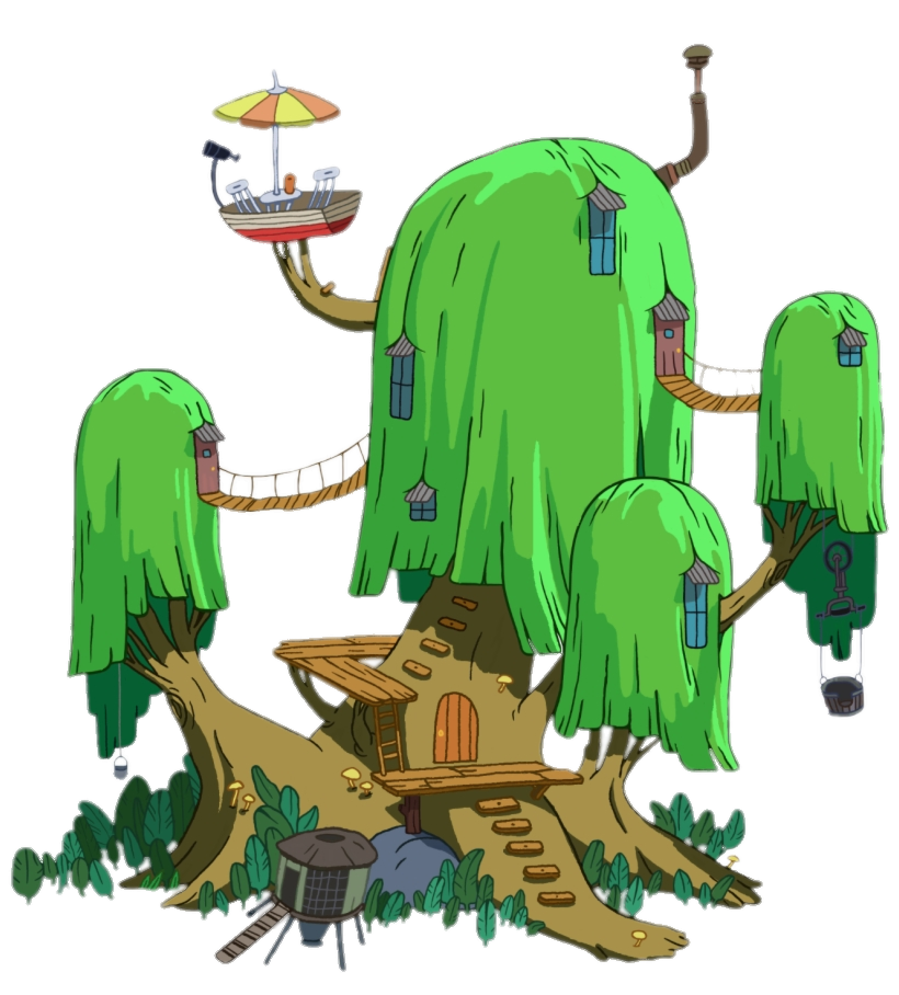 Check Out This Transparent Adventure Time Tree House PNG Image