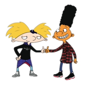 Hey Arnold ! and Gerald thumb up