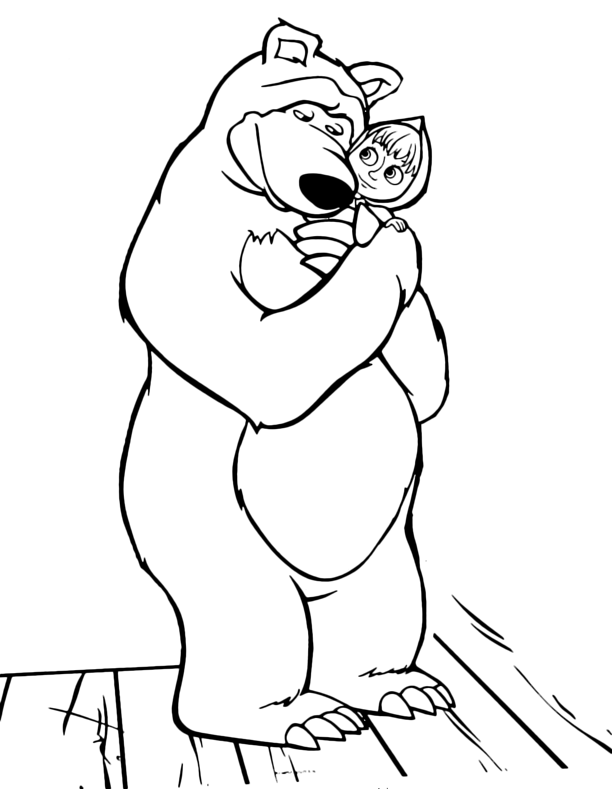 Masha & the Bear Coloring Book - Play UNBLOCKED Masha & the Bear Coloring  Book on DooDooLove