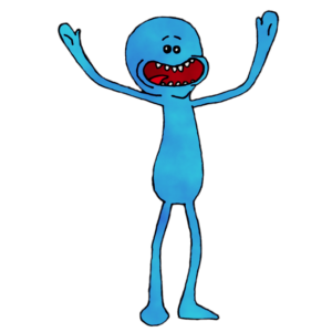 Rick and Morty Character Mr. Meeseeks
