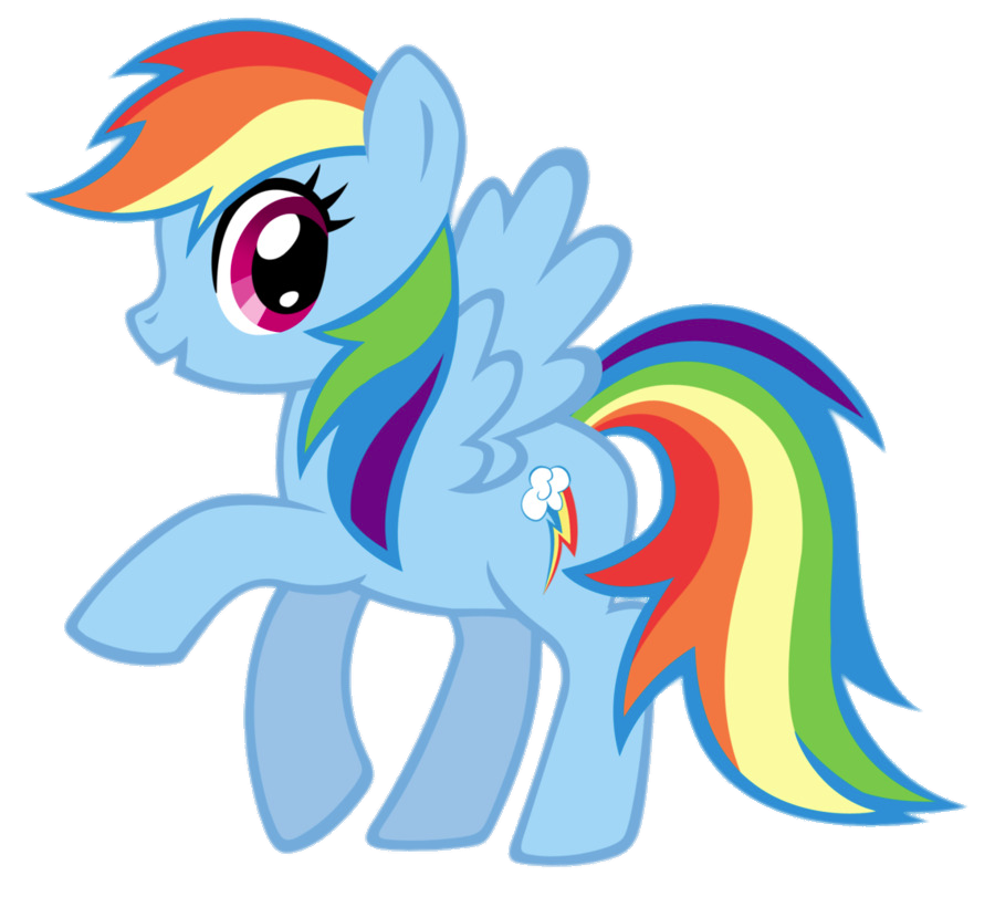 Check out this transparent My Little Pony Rainbow Dash sitting PNG image