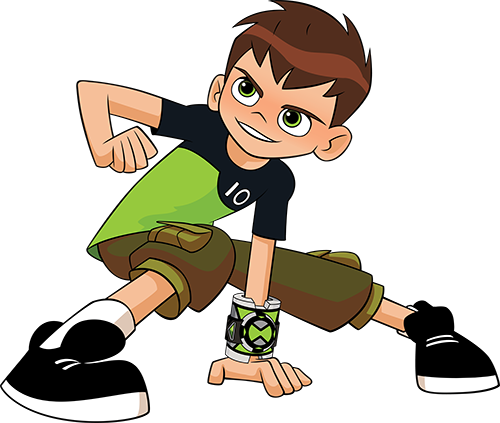 Ben 10 Showing the Omnitrix transparent PNG - StickPNG