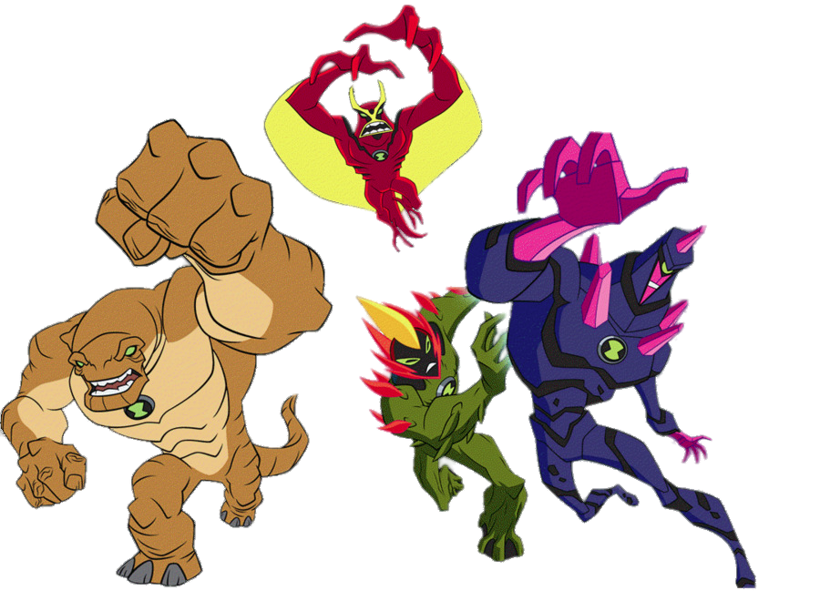 List Of Ben 10 Aliens png images