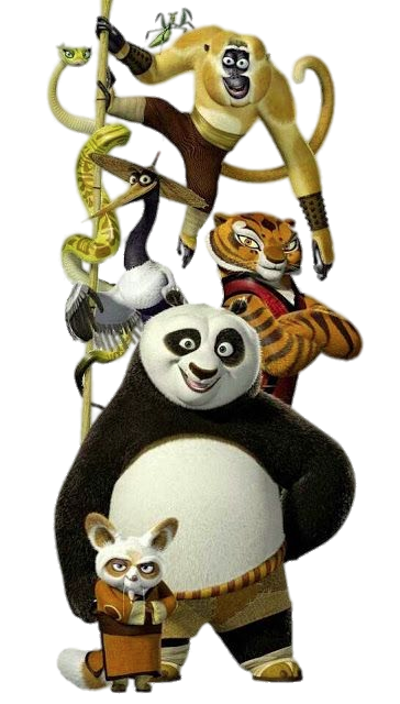 Kung Fu Panda Character Tower