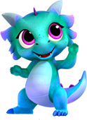 Shimmer and Shine Nazboo the pet dragon