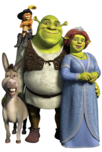 Shrek, Fiona and friends