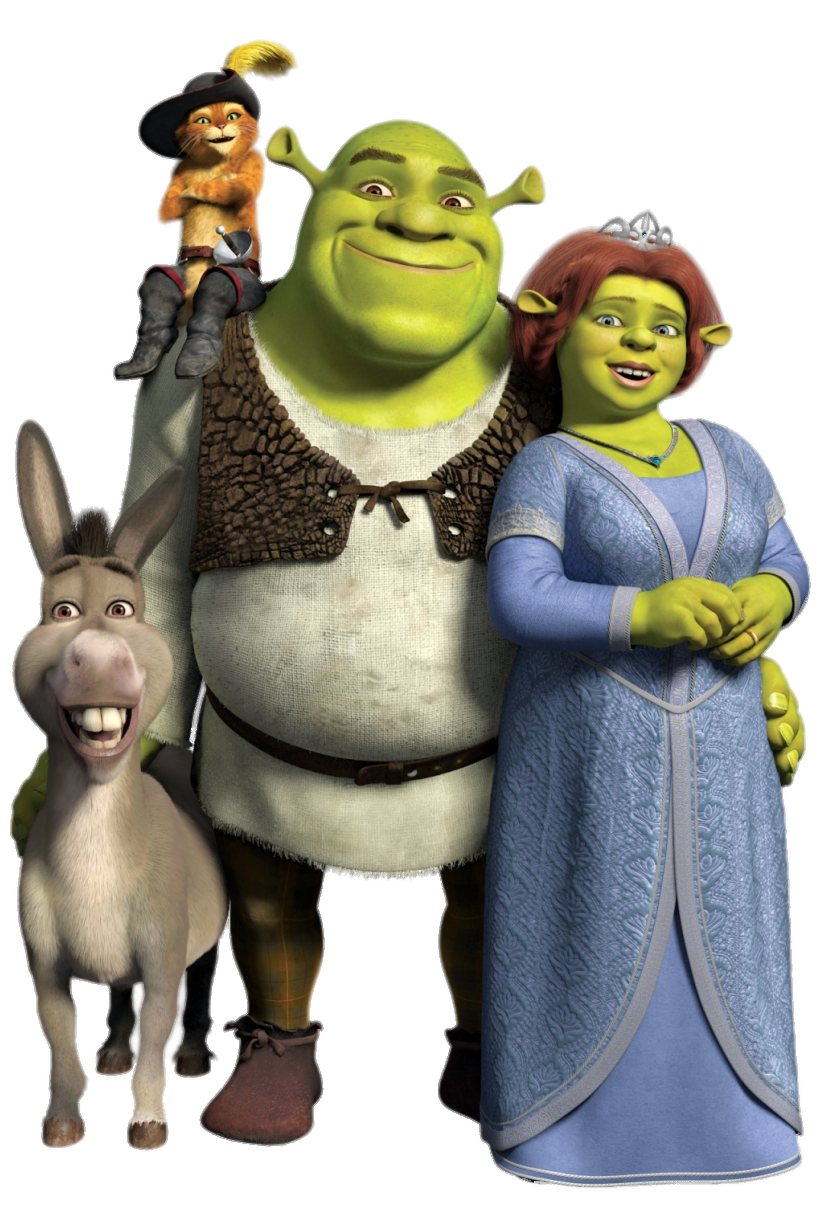 Shrek and Fiona transparent PNG - StickPNG