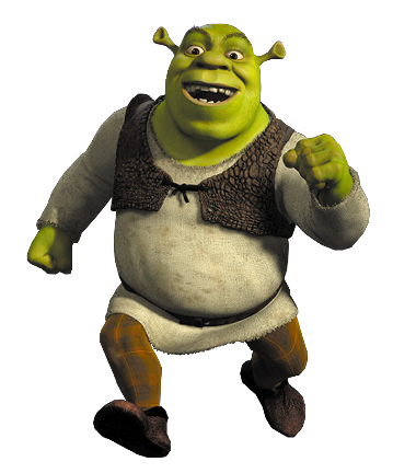Shrek running PNG Image