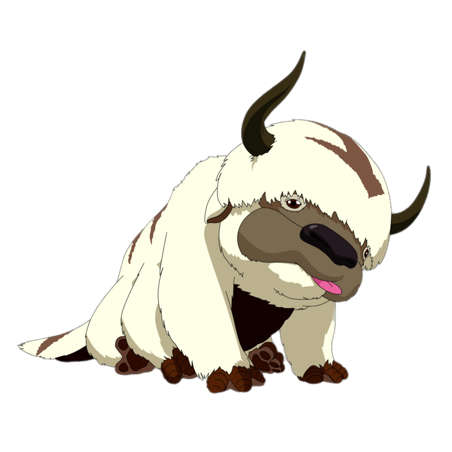 Check out this transparent Avatar The Last Airbender Appa the flying bison ...